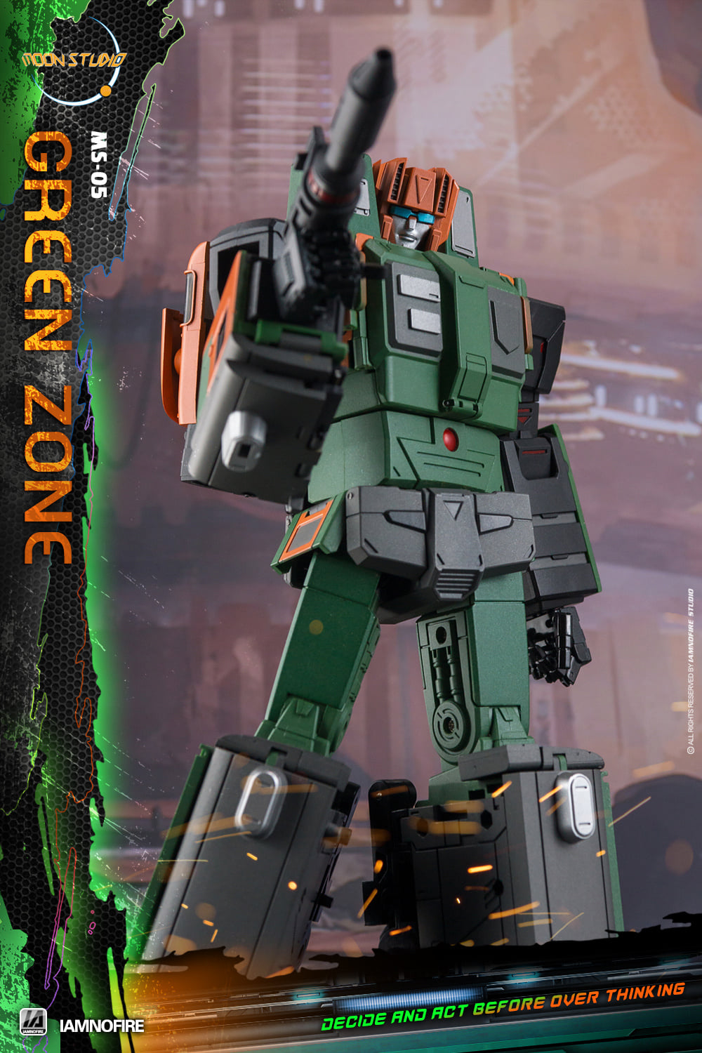 Moon Studio MS-05 Green Zone Toy Photography Images by IAMNOFIRE